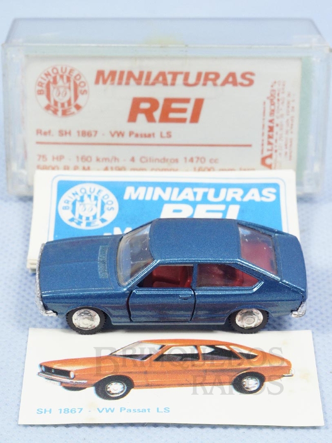 Brinquedo antigo Volkswagen Passat TS Schuco Modell Brasilianische Schuco Rei completo com Catálogo e Cromo 