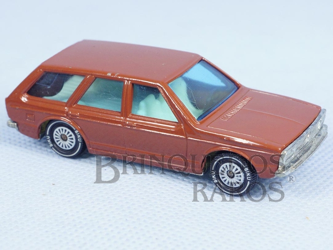 Brinquedo antigo Volkswagen Passat Variant marrom Brasilianische Siku Alfema Década de 1980